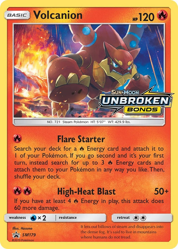 Volcanion - SM179 (Prerelease) [SM179] [SM Promos] Holofoil