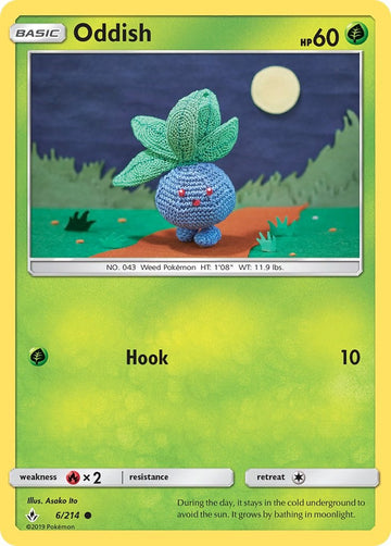 Oddish [6/214] [Unbroken Bonds] Reverse Holofoil