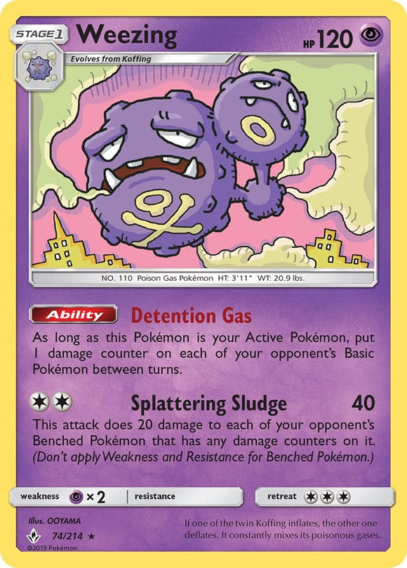 Weezing (074/214) [Sun & Moon: Unbroken Bonds]