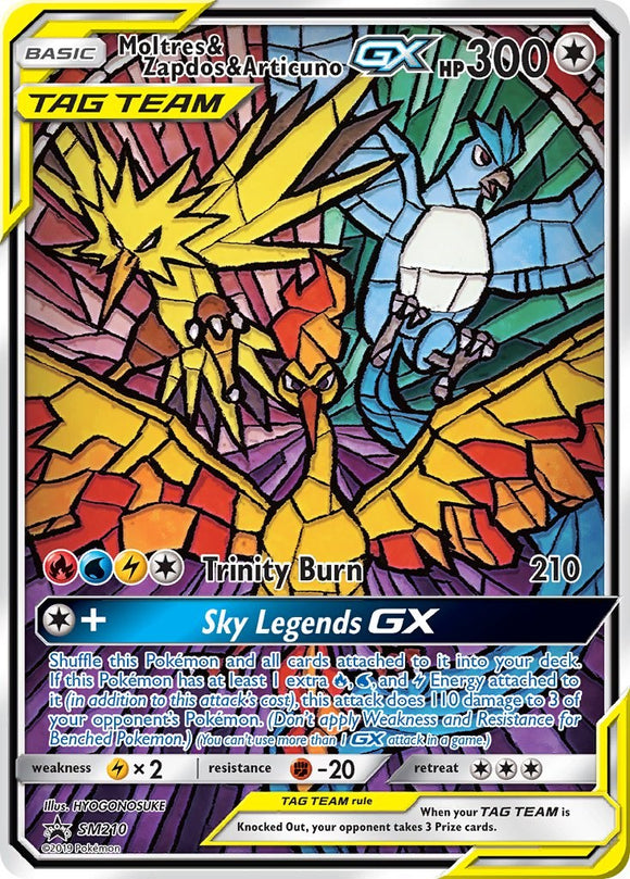 Moltres & Zapdos & Articuno GX [SM210] [SM Promos] Holofoil