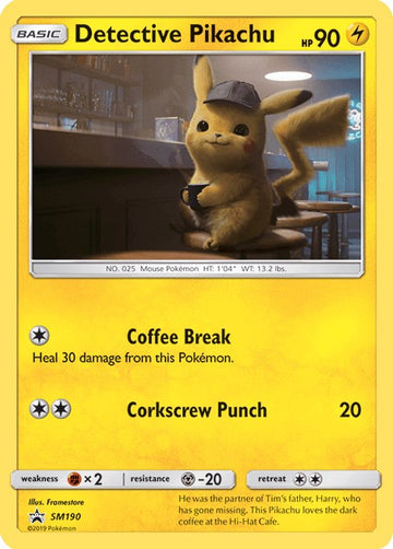 Detective Pikachu - SM190 [SM190] [SM Promos] Holofoil