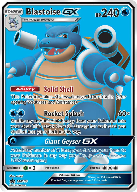 Blastoise GX - SM189 [SM189] [SM Promos] Holofoil