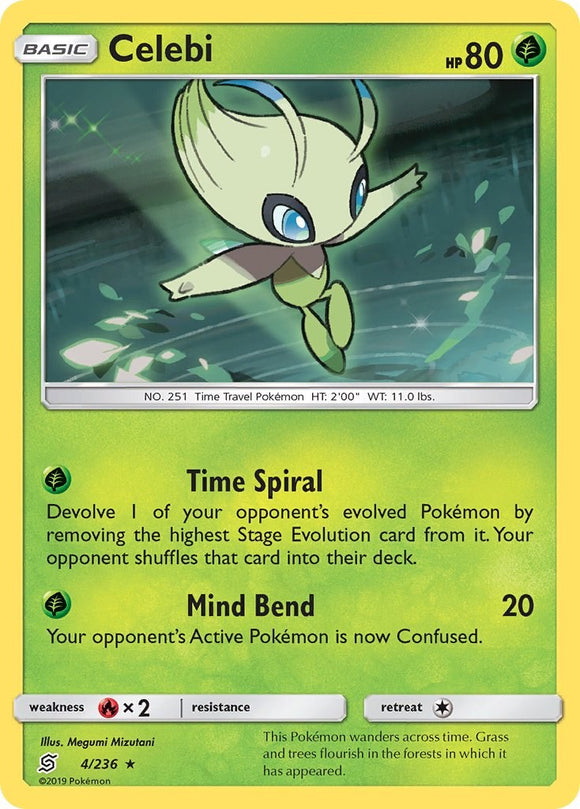 Celebi [4/236] [Unified Minds] Reverse Holofoil