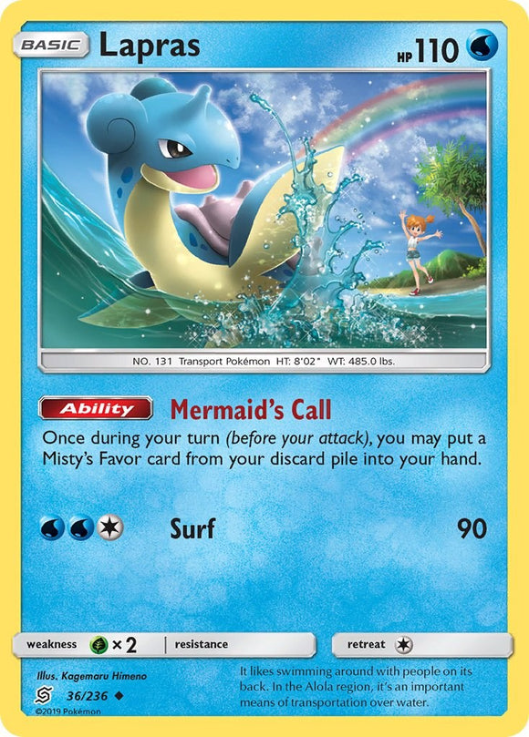 Lapras [36/236] [Unified Minds] Reverse Holofoil