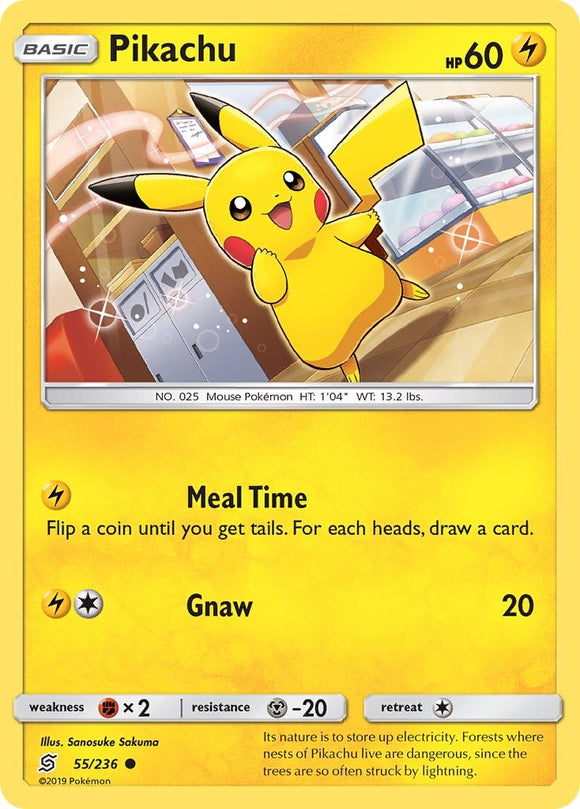 Pikachu [55/236] [Unified Minds] Reverse Holofoil