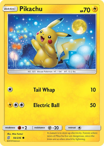 Pikachu [56/236] [Unified Minds] Reverse Holofoil