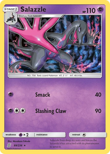 Salazzle [99/236] [Unified Minds] Reverse Holofoil