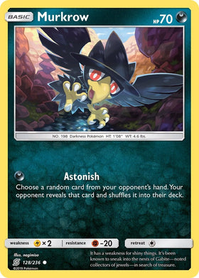 Murkrow [128/236] [Unified Minds] Reverse Holofoil
