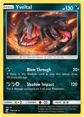 Yveltal [139/236] [Unified Minds] Reverse Holofoil