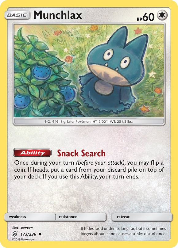 Munchlax [173/236] [Unified Minds] Reverse Holofoil