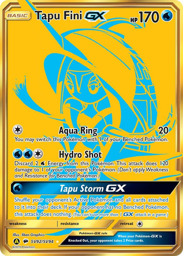 Tapu Fini GX (SV92/SV94) [Hidden Fates: Shiny Vault]