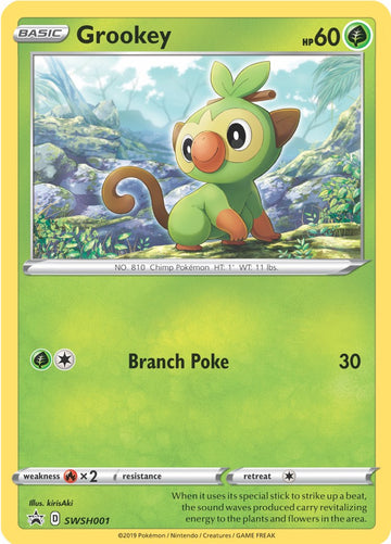 Grookey [SWSH001] [Sword & Shield Promo Cards] Holofoil