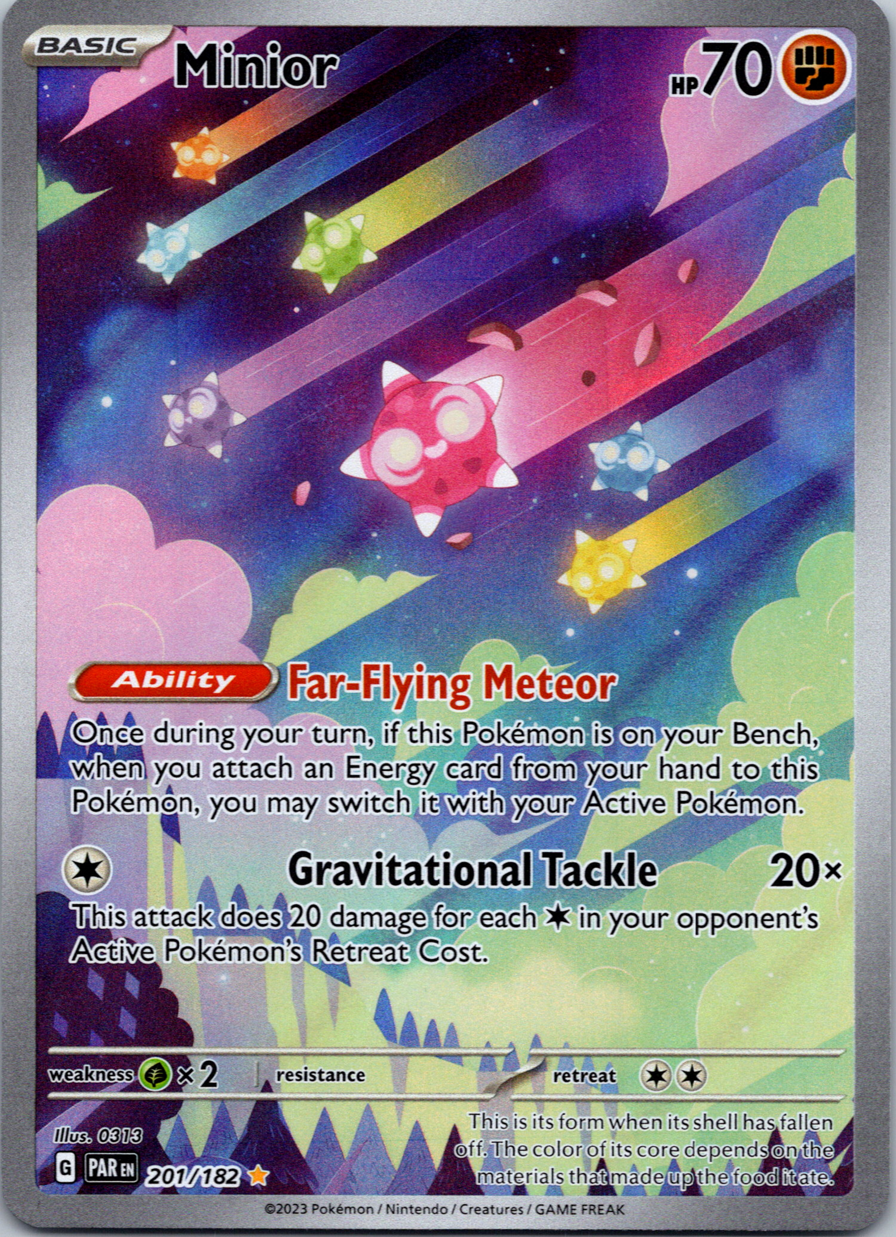 Minior (201/182) - [Scarlet & Violet: Paradox Rift] Holofoil