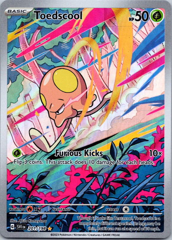Toedscool - 201/198 [201] - (SV01 Scarlet & Violet Base Set) Holofoil