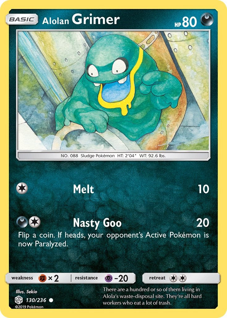 Alolan Grimer [130/236] [SM - Cosmic Eclipse] Reverse Holofoil