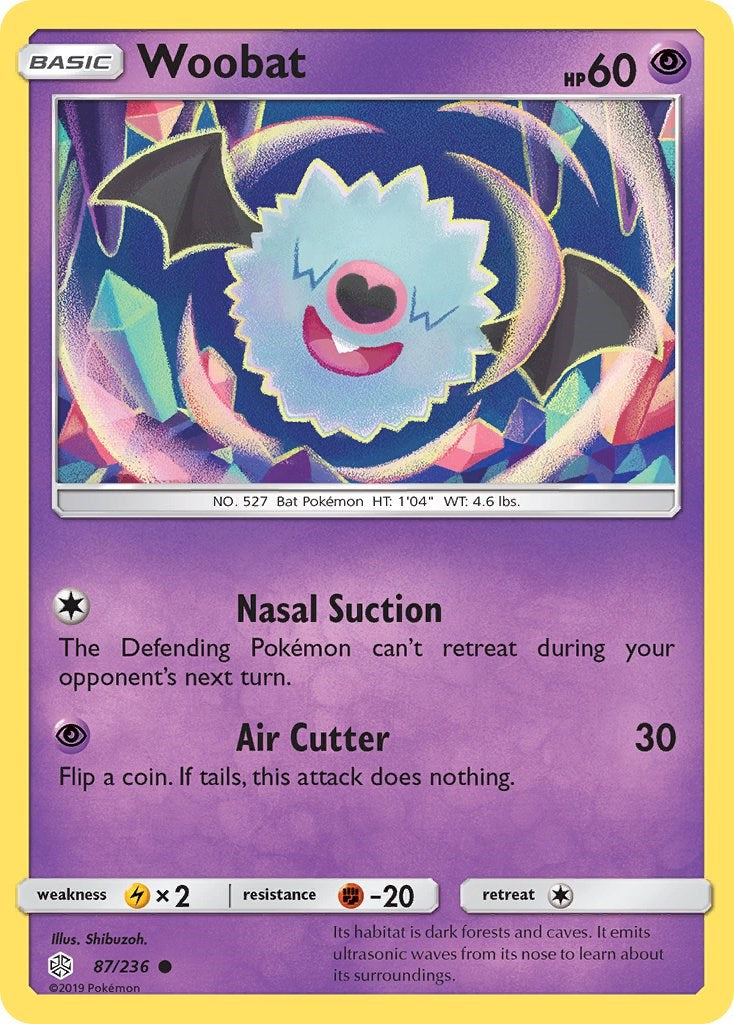 Woobat [87/236] [SM - Cosmic Eclipse] Reverse Holofoil