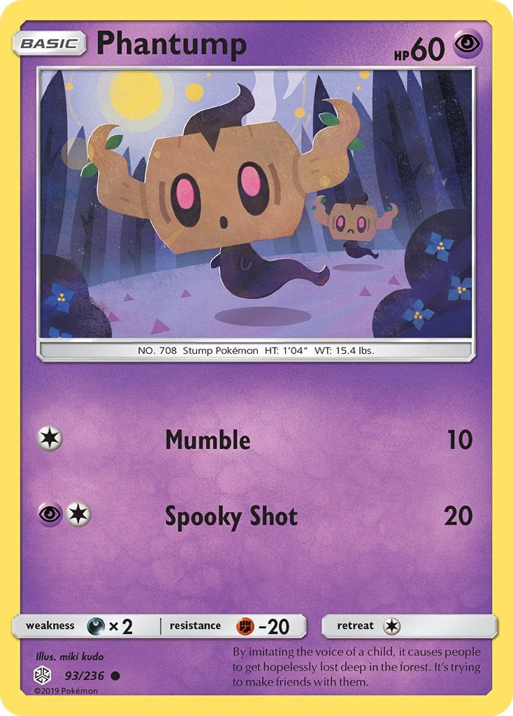 Phantump [93/236] [SM - Cosmic Eclipse] Reverse Holofoil