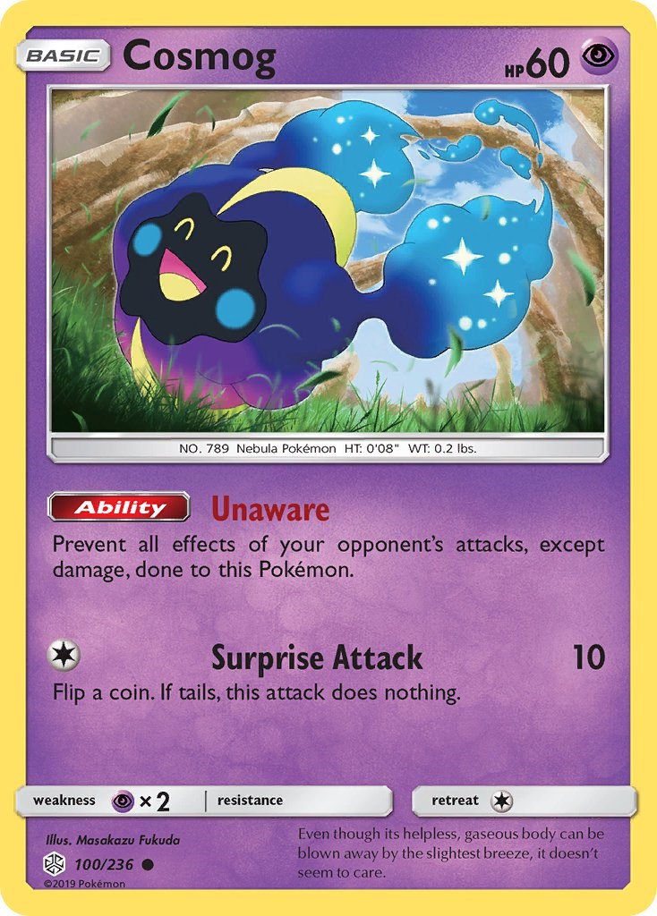 Cosmog - 100/236 [100/236] [SM - Cosmic Eclipse] Reverse Holofoil