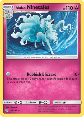 Alolan Ninetales [145/236] [Cosmic Eclipse] Holofoil