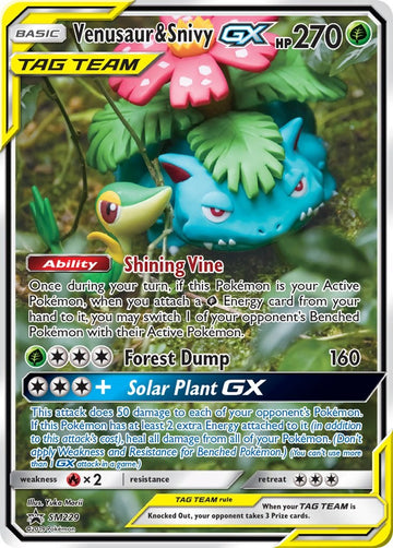 Venusaur & Snivy GX - SM229 [SM229] [SM Promos] Holofoil