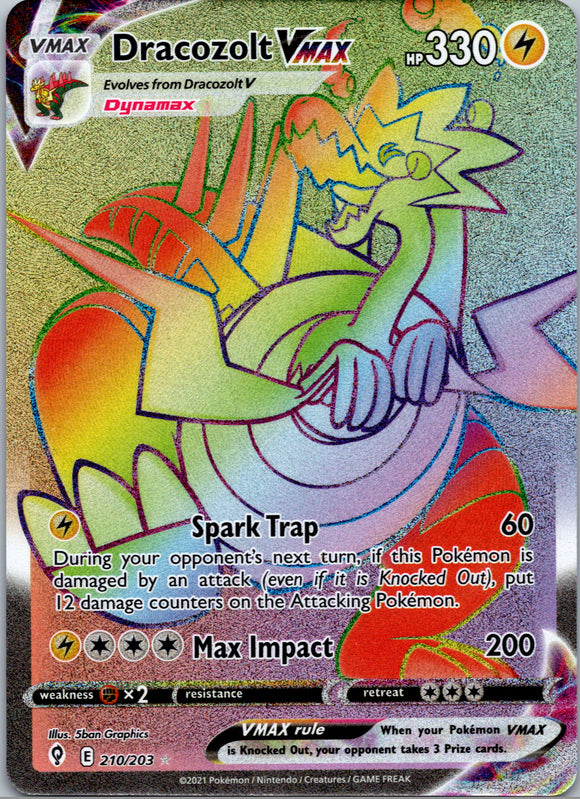 Dracozolt VMAX (210/203) [Sword & Shield: Evolving Skies]