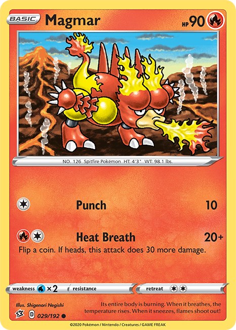 Magmar [029/192] [Rebel Clash] Reverse Holofoil