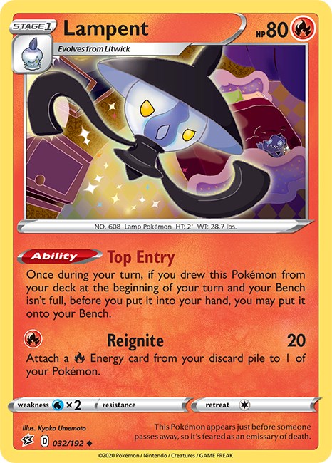 Lampent [032/192] [Rebel Clash] Reverse Holofoil