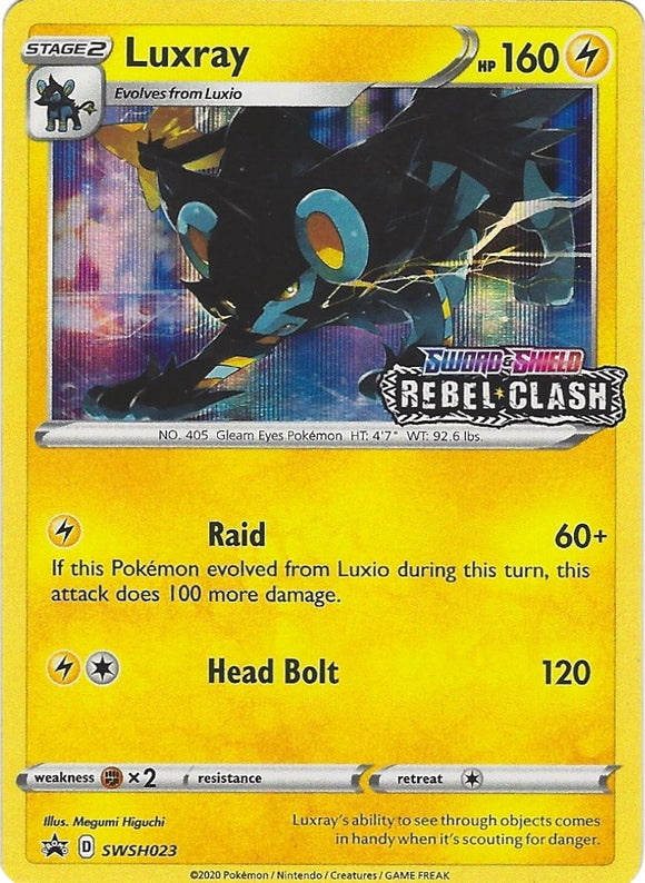 Luxray (Stamped) [SWSH023] [Sword & Shield Promo Cards] Holofoil