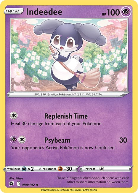 Indeedee [088/192] [Rebel Clash] Reverse Holofoil