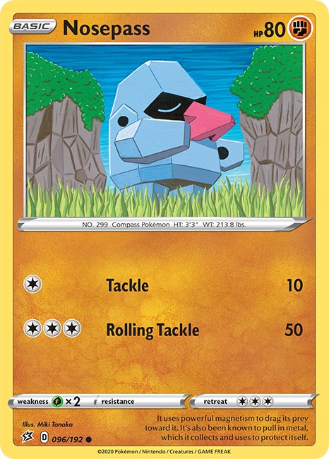 Nosepass [096/192] [Rebel Clash] Reverse Holofoil