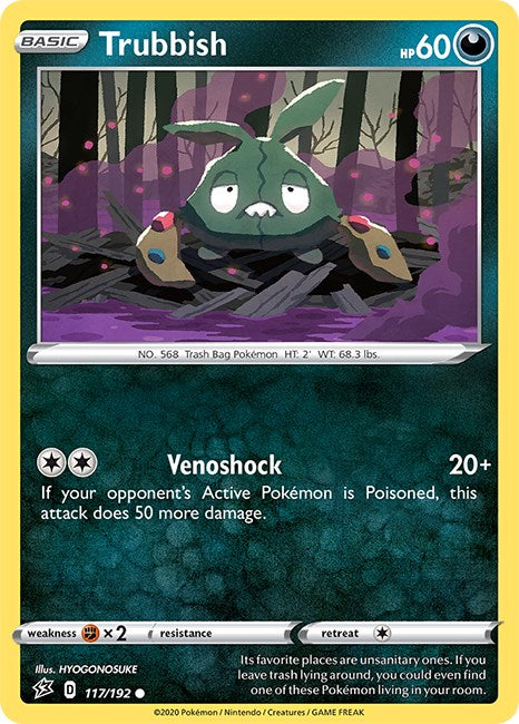 Trubbish [117/192] [Rebel Clash] Reverse Holofoil