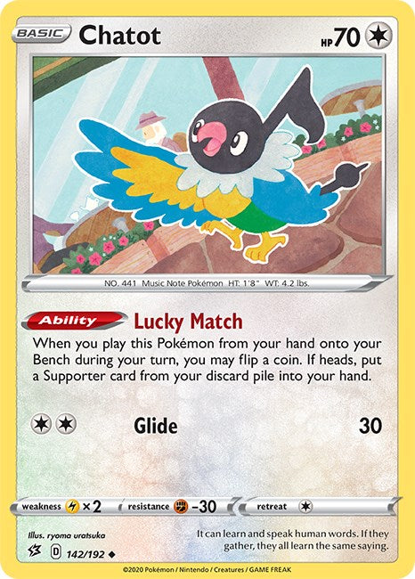 Chatot [142/192] [Rebel Clash] Reverse Holofoil