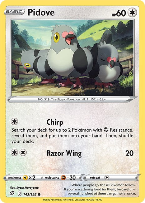 Pidove [143/192] [Rebel Clash] Reverse Holofoil