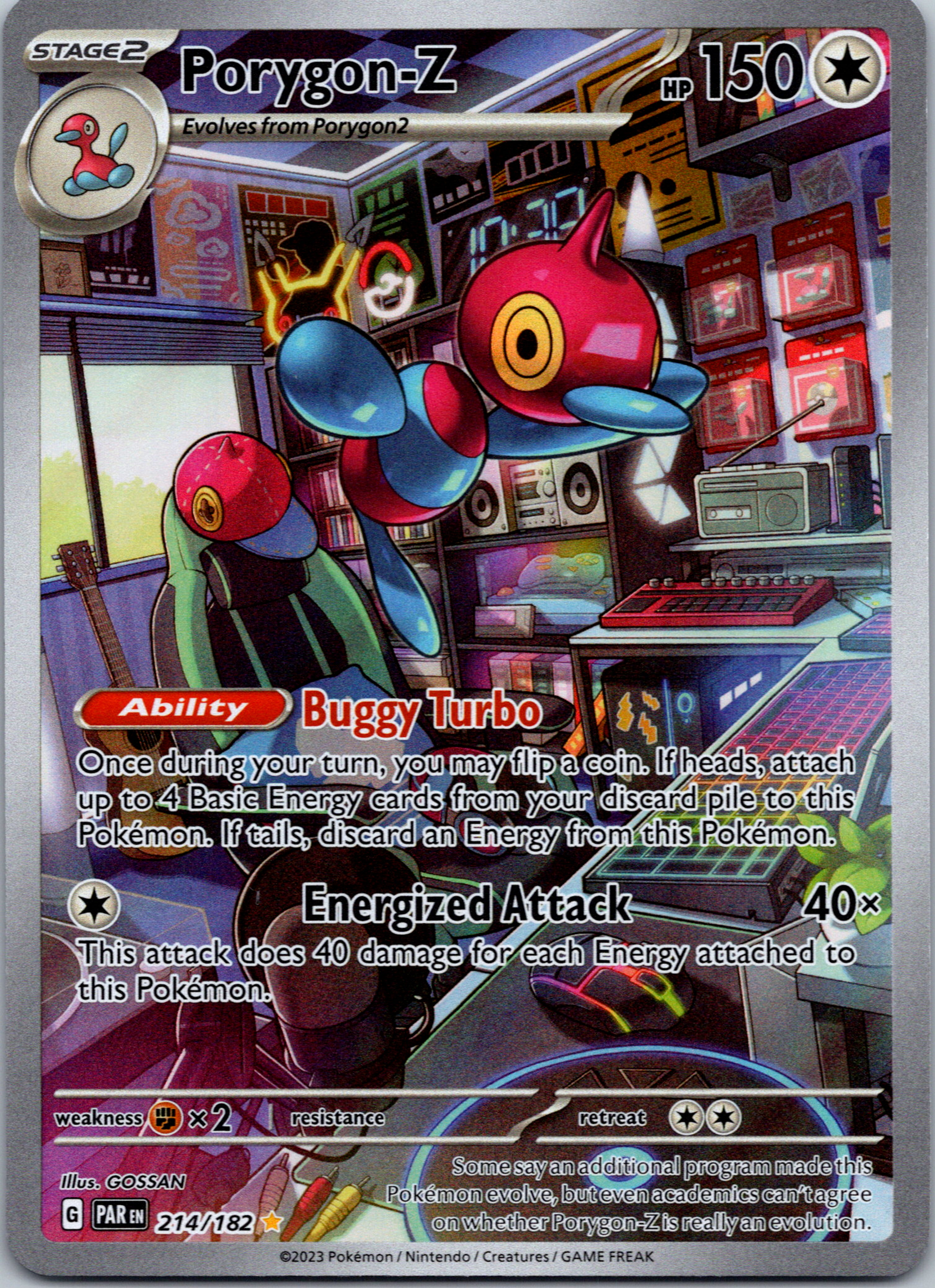 Porygon-Z (214/182) - [Scarlet & Violet: Paradox Rift] Holofoil