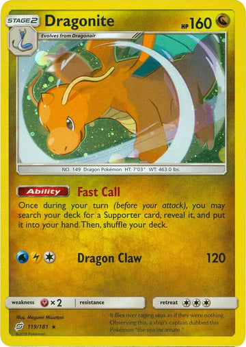 Dragonite - 119/181 (Cosmos Holo) [119/181] [Miscellaneous Cards & Products] Holofoil