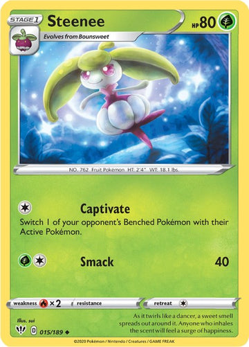 Steenee [015/189] [Darkness Ablaze] Reverse Holofoil