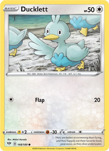 Ducklett [148/189] [Darkness Ablaze] Reverse Holofoil