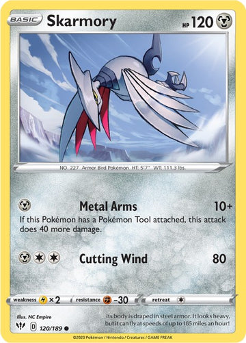 Skarmory [120/189] [Darkness Ablaze] Reverse Holofoil