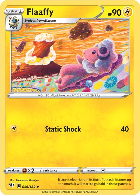 Flaaffy [056/189] [Darkness Ablaze] Reverse Holofoil
