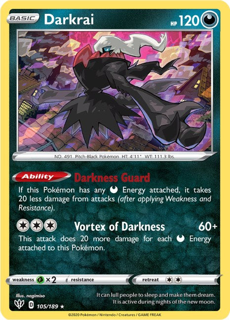 Darkrai [105/189] [Darkness Ablaze] Reverse Holofoil