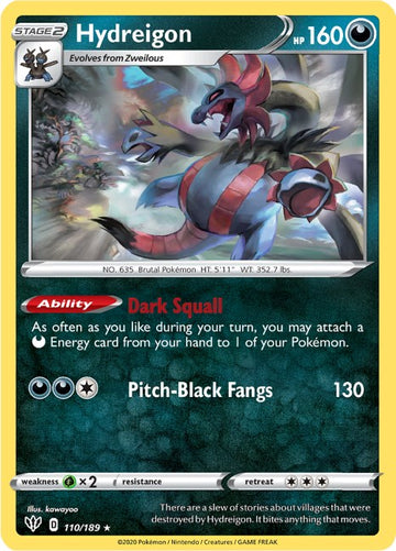 Hydreigon [110/189] [Darkness Ablaze] Reverse Holofoil