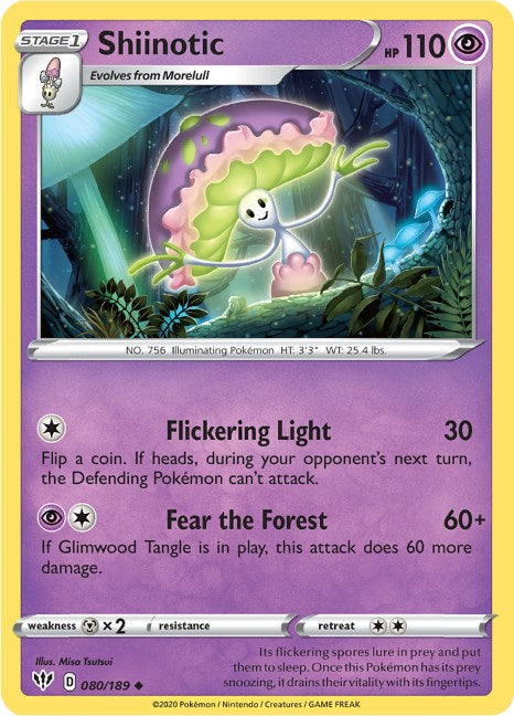 Shiinotic [080/189] [Darkness Ablaze] Reverse Holofoil