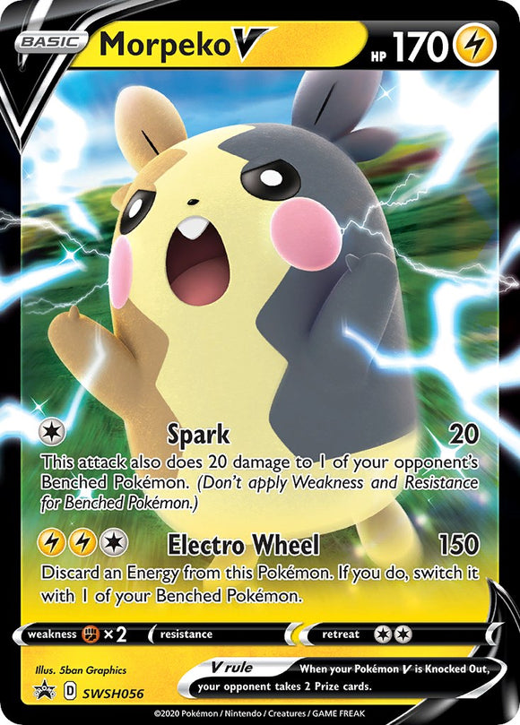 Morpeko V [SWSH056] [Sword & Shield Promo Cards] Holofoil