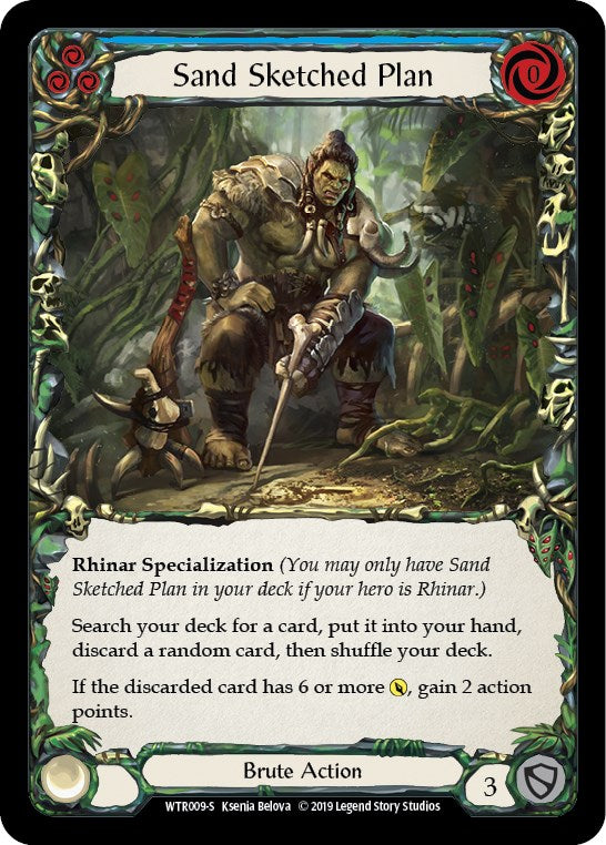 Sand Sketched Plan [WTR009] [Welcome to Rathe] Unlimited Edition Rainbow Foil