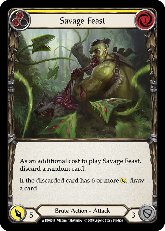 Savage Feast (Yellow) [WTR015] Unlimited Normal