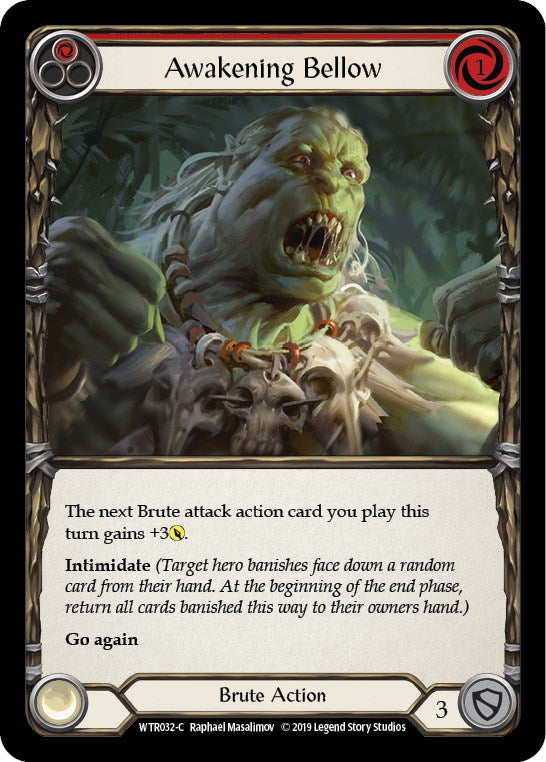 Awakening Bellow (Red) [WTR032] Unlimited Normal