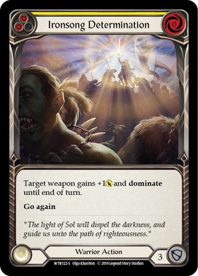 Ironsong Determination [WTR122] [Welcome to Rathe] 1st Edition Rainbow Foil