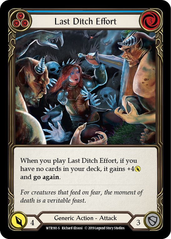 Last Ditch Effort [WTR161] [Welcome to Rathe] 1st Edition Normal