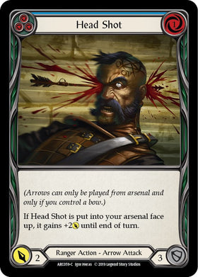 Head Shot (Blue) [ARC059] Unlimited Rainbow Foil