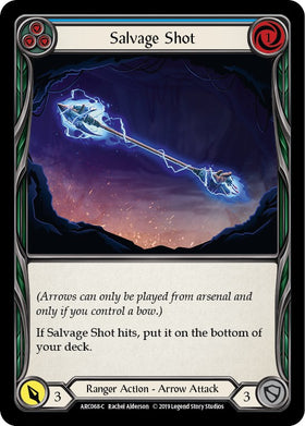 Salvage Shot (Blue) [ARC068] [Arcane Rising] Unlimited Edition Rainbow Foil